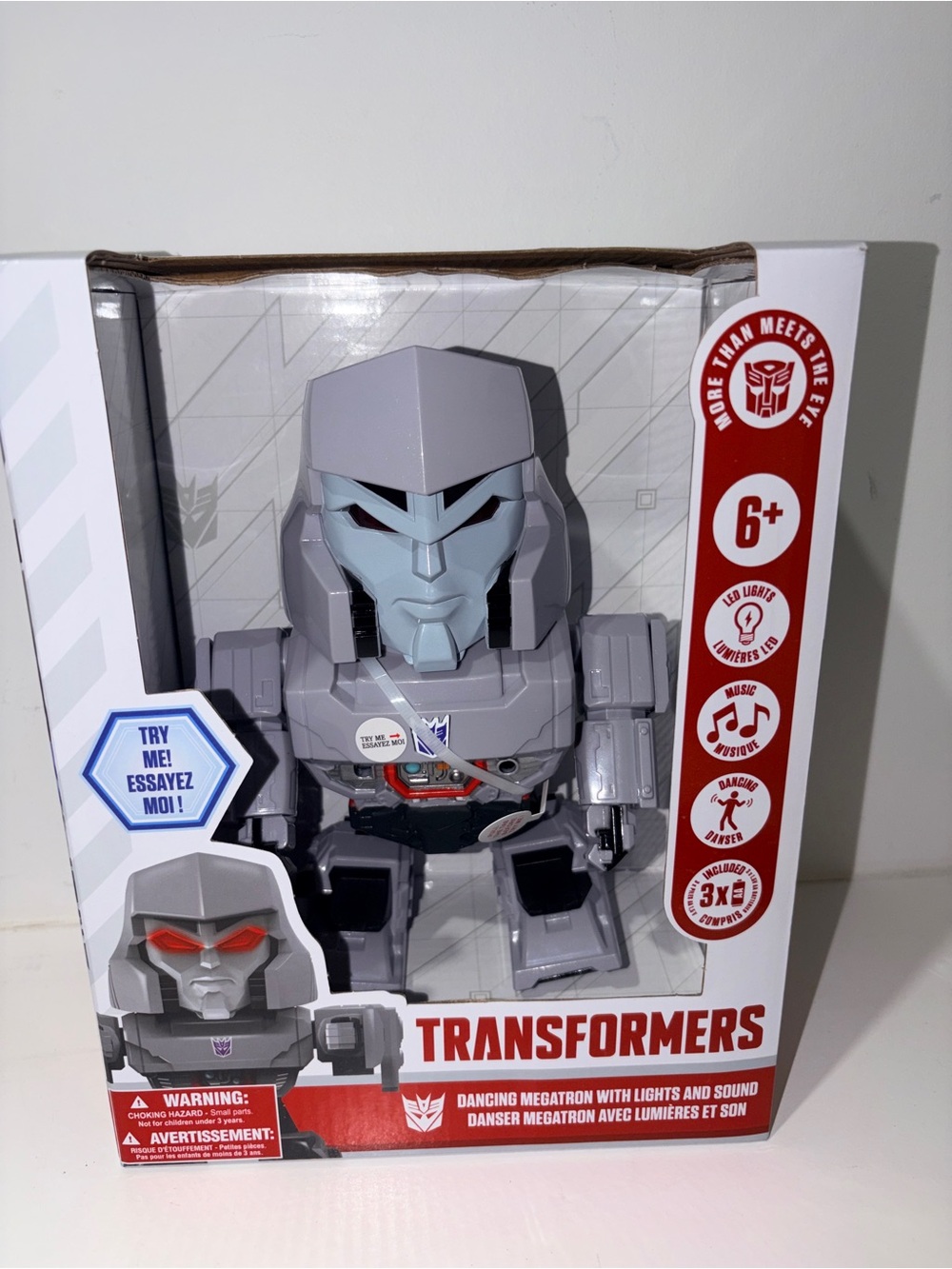 Transformers Megatron Dancing Robot Lights & Sound Action Figure NWT